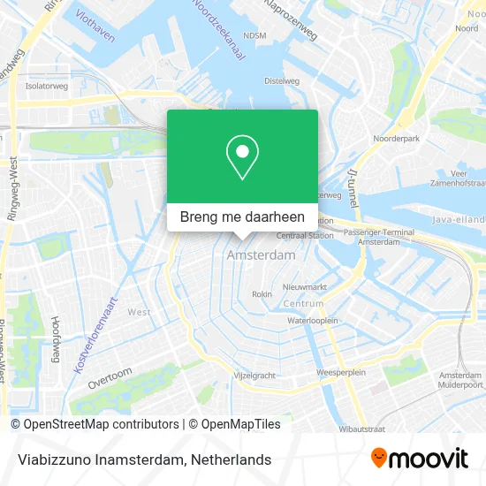 Viabizzuno Inamsterdam kaart