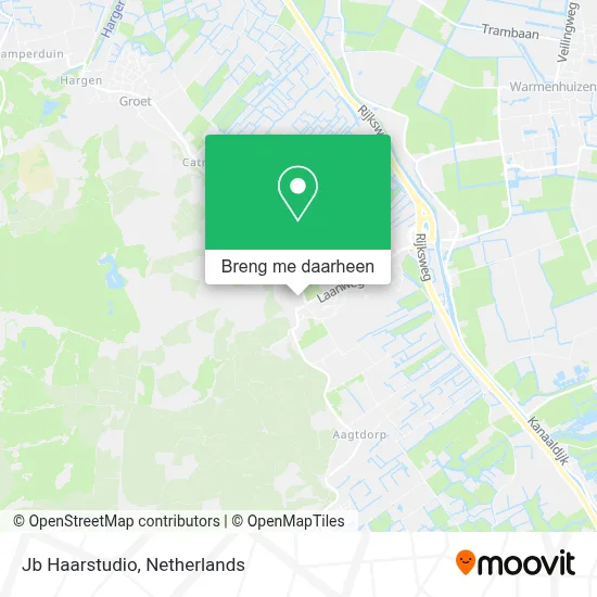 Jb Haarstudio kaart