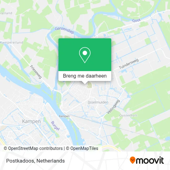 Postkadoos kaart
