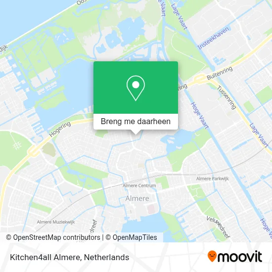 Kitchen4all Almere kaart