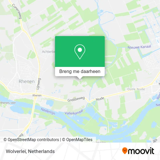 Wolverlei kaart