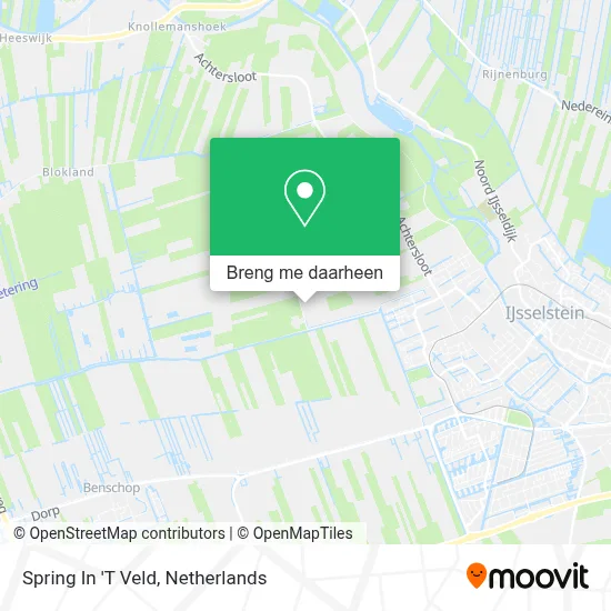 Spring In 'T Veld kaart