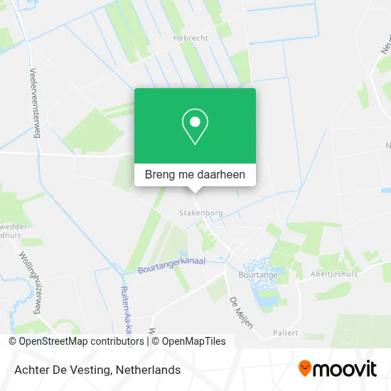 Achter De Vesting kaart