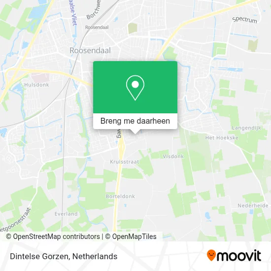 Dintelse Gorzen kaart