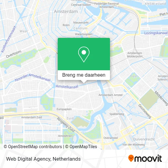 Web Digital Agency kaart