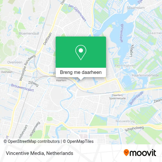 Vincentive Media kaart