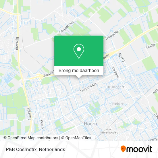 P&B Cosmetix kaart