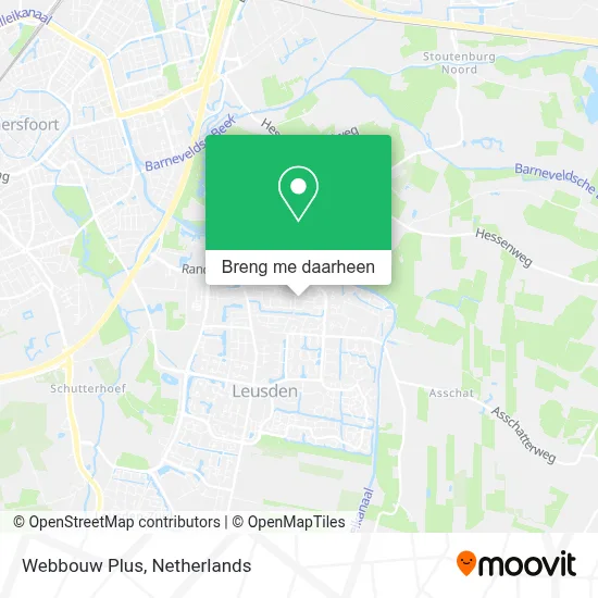 Webbouw Plus kaart