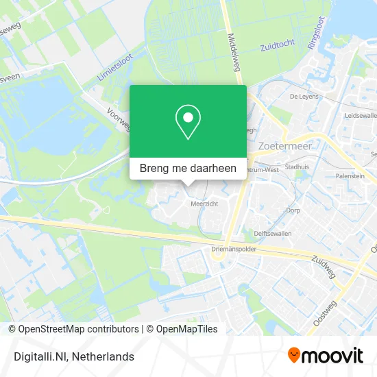 Digitalli.Nl kaart