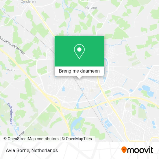 Avia Borne kaart