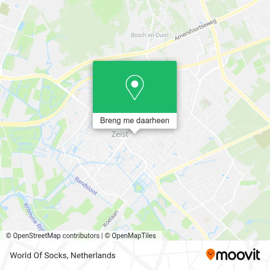 World Of Socks kaart