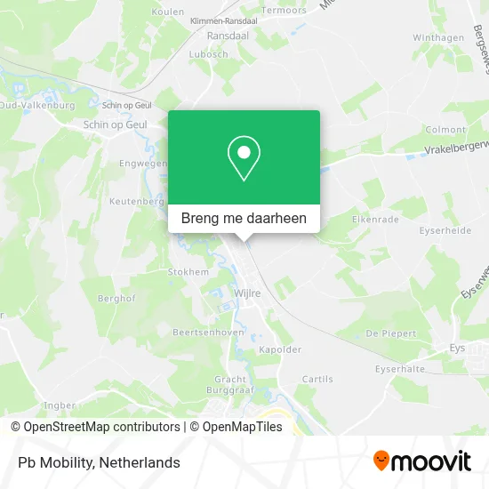 Pb Mobility kaart