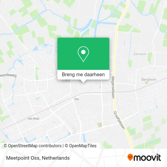 Meetpoint Oss kaart