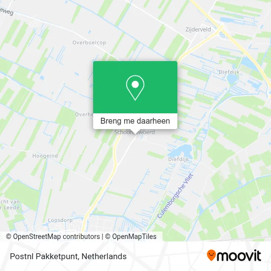Postnl Pakketpunt kaart