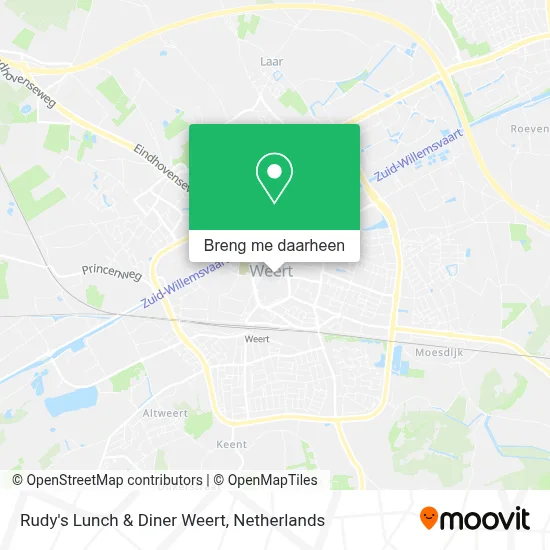 Rudy's Lunch & Diner Weert kaart