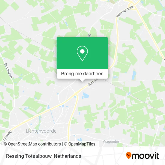 Ressing Totaalbouw kaart