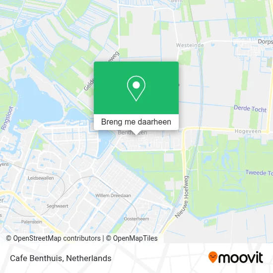 Cafe Benthuis kaart