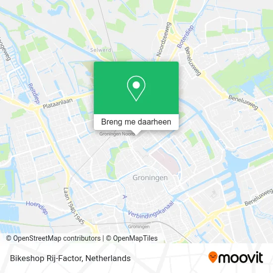 Bikeshop Rij-Factor kaart