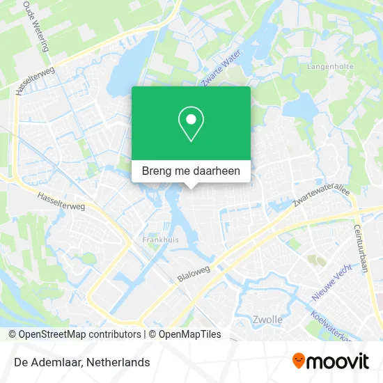 De Ademlaar kaart