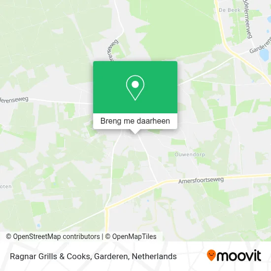 Ragnar Grills & Cooks, Garderen kaart