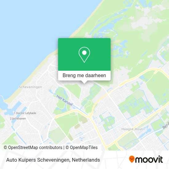 Auto Kuipers Scheveningen kaart