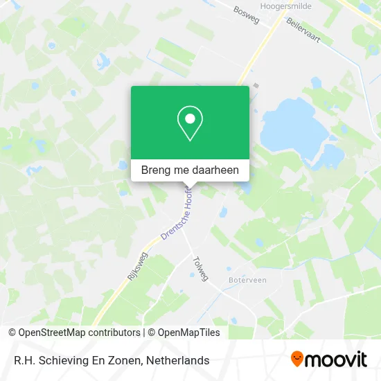 R.H. Schieving En Zonen kaart