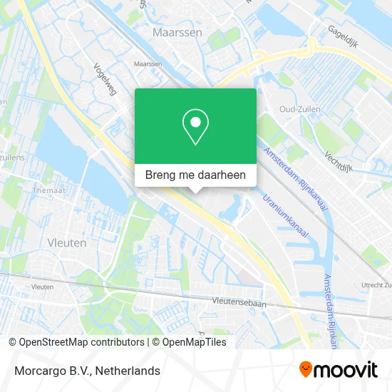 Morcargo B.V. kaart