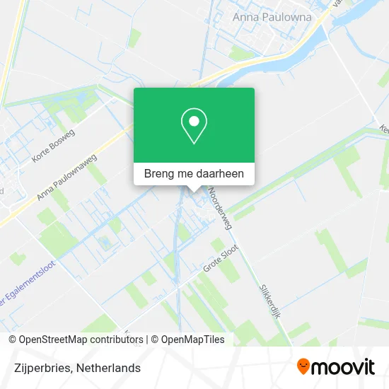 Zijperbries kaart
