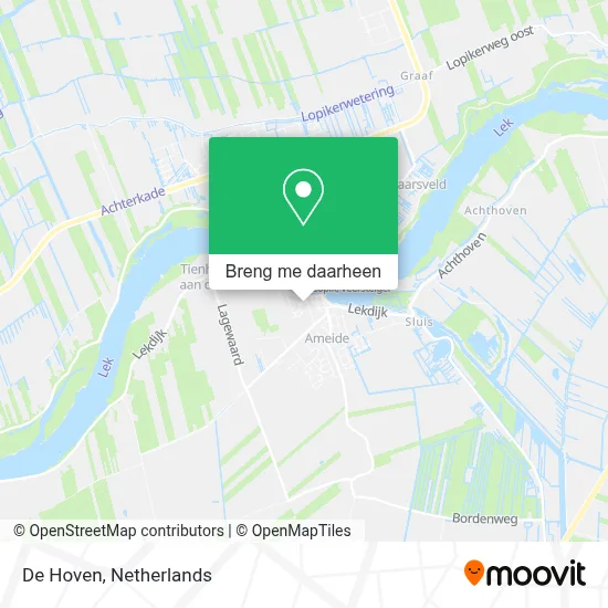 De Hoven kaart