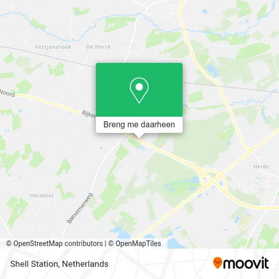 Shell Station kaart