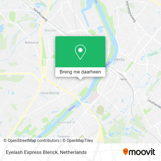 Eyelash Express Blerick kaart