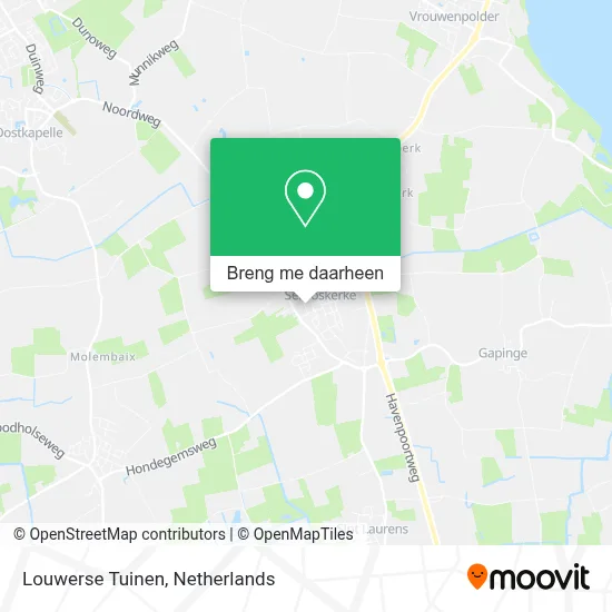 Louwerse Tuinen kaart
