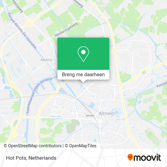 Hot Pots kaart