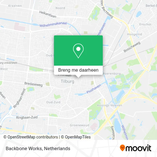 Backbone Works kaart