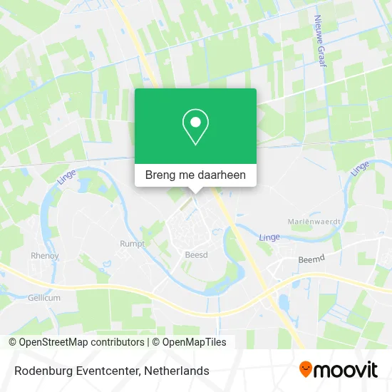 Rodenburg Eventcenter kaart