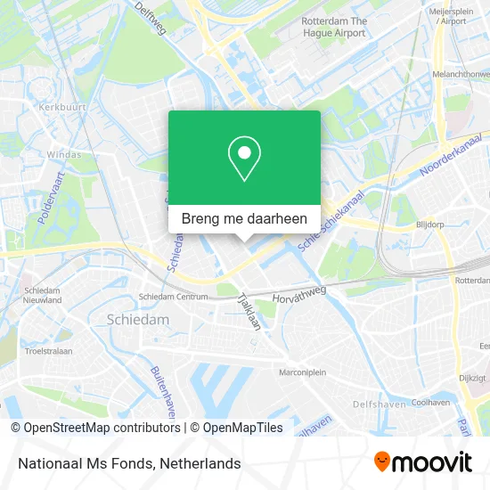 Nationaal Ms Fonds kaart
