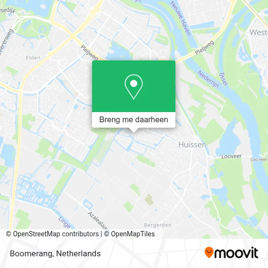Boomerang kaart