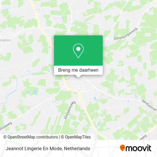 Jeannot Lingerie En Mode kaart