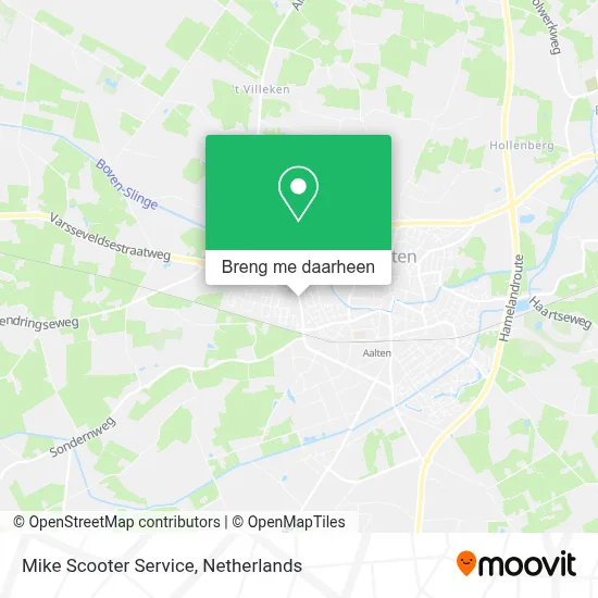 Mike Scooter Service kaart