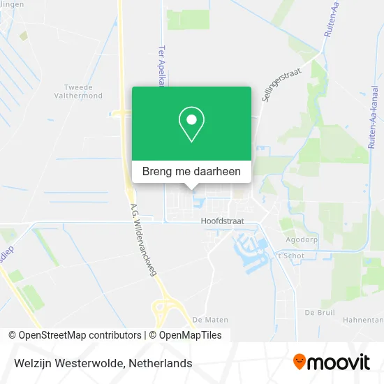 Welzijn Westerwolde kaart
