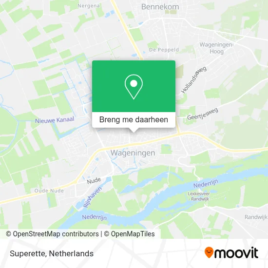 Superette kaart