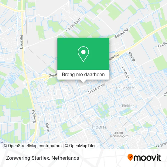Zonwering Starflex kaart