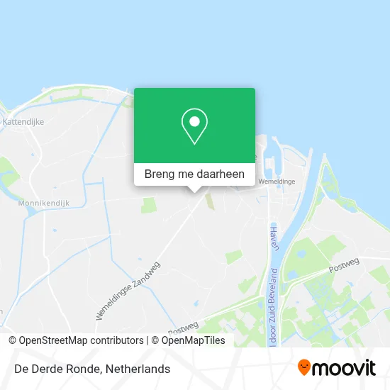 De Derde Ronde kaart