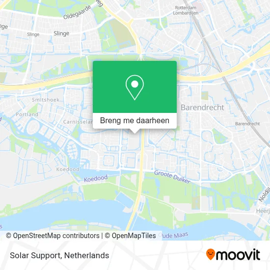 Solar Support kaart