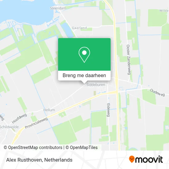 Alex Rusthoven kaart