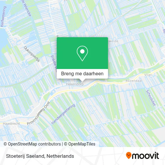 Stoeterij Saeland kaart
