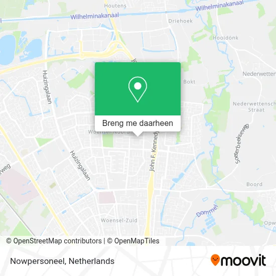 Nowpersoneel kaart