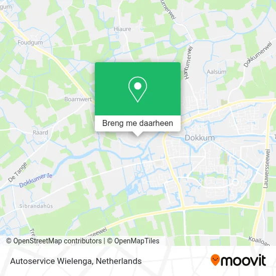 Autoservice Wielenga kaart