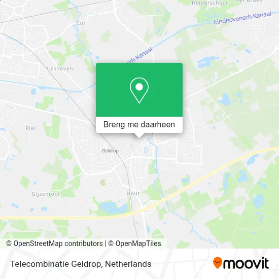 Telecombinatie Geldrop kaart