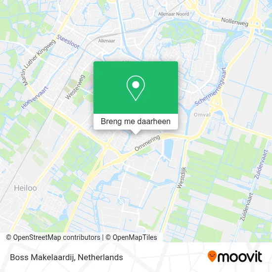 Boss Makelaardij kaart